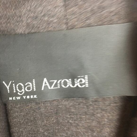 Yigal Azrouel Brown Funnel Neck Dress Small - Picture 4 of 10